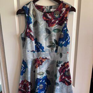 Calvin Klein Grey floral dress